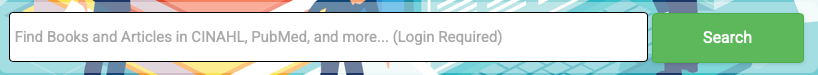 Screen shot of search bar on ADL main page